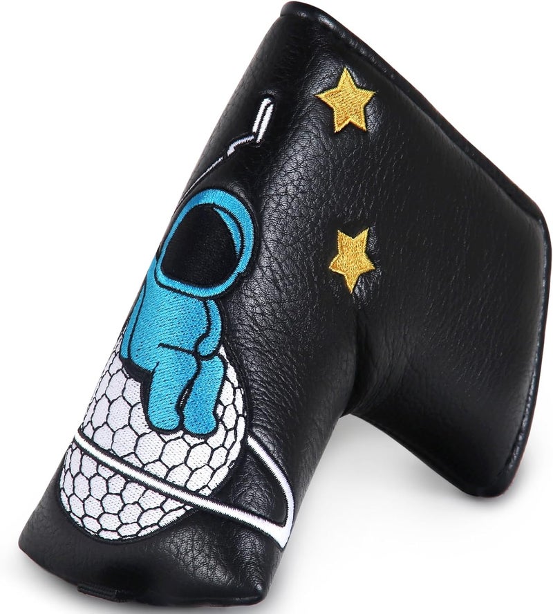 2thpart Astronaut Series Golf Headcovers, Synthetic Leather Golf Head Covers for Driver, Fairway Wood and Hybrid, Golf Putter Covers for Mallet and Blade - Image 1